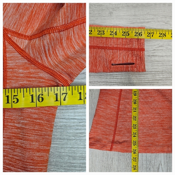 Under Armour Half Zip Athletic Pullover Yoga Running Top Orange Small Workout - Picture 10 of 10